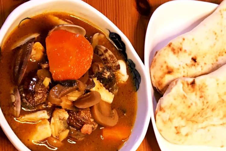 トムヤムクンスープで簡単シーフードカレー レシピ 作り方 By あけみ君 クックパッド 簡単おいしいみんなのレシピが351万品