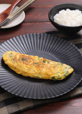 朝食も◎ほうれん草としらすの和風オムレツ