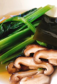小松菜と椎茸のおひたし