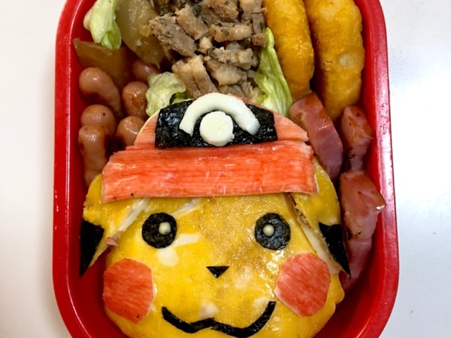 サトシ帽子ピカチュウ ポケモン キャラ弁 レシピ 作り方 By 桂畑丸 クックパッド 簡単おいしいみんなのレシピが349万品