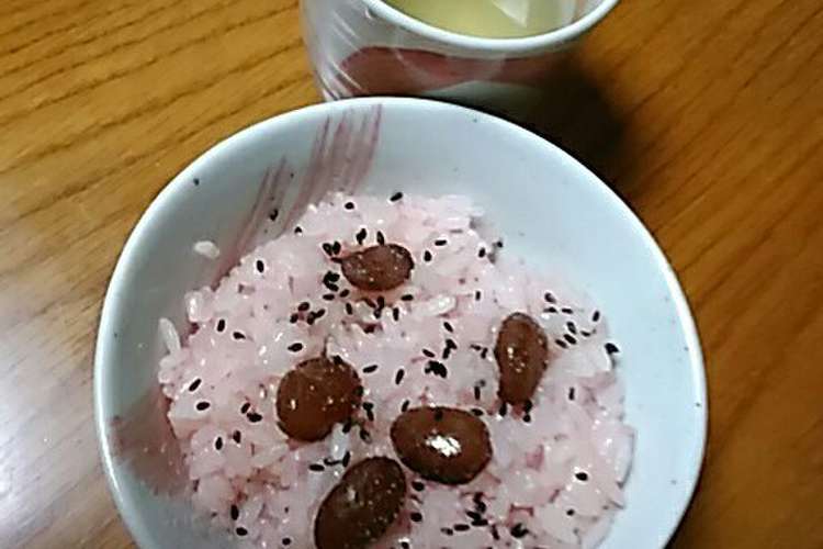 甘納豆で作る甘 い赤飯 レシピ 作り方 By Marumin クックパッド 簡単おいしいみんなのレシピが354万品