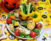 ハロウィンサラダの写真