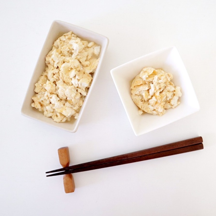 豆腐と卵のほろほろ炒めの画像