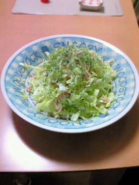 ツナとシャキシャキ白菜サラダ