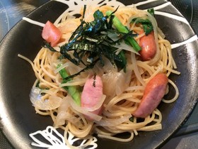 アムウェイ鍋 ワンパン醤油ペペロンチーノ