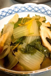 上品薄味✨白菜とちくわの煮物 柚子風味