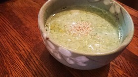 明日葉の中華風クリームスープ