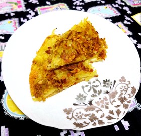 ジャガイモとチーズのガレット♡超簡単安価