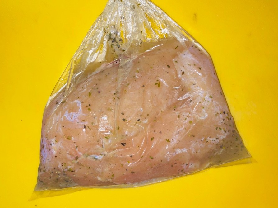 パサつかないシットリ柔らか鶏胸肉の下処理の画像
