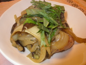 鶏肉のマヨカレー風味♪