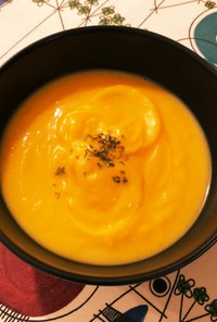 ピーナッツカボチャの濃厚スープ