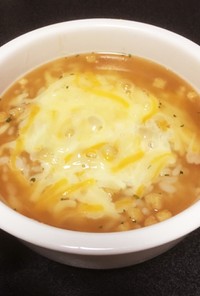 オニオングラタンスープ風☆簡単ひとり飯