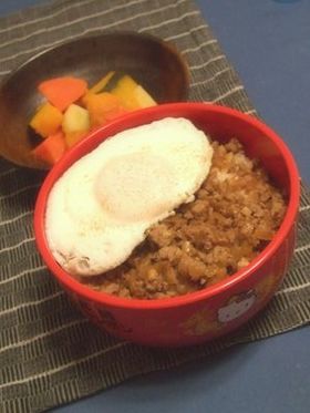 超簡単☆スタミナそぼろ丼