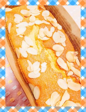 アーモンドプードル☆パウンドケーキ