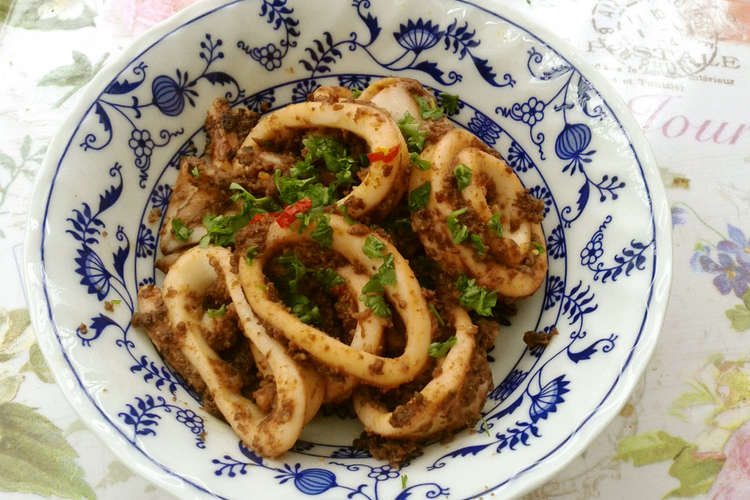 イカのわた炒め煮 スペイン風 レシピ 作り方 By ミャル クックパッド 簡単おいしいみんなのレシピが373万品