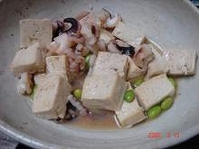 豆腐とゲソの塩焼き