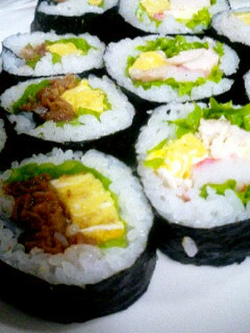 男の子好きな巻き寿司 恵方巻にいかが?