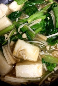 小松菜と豆腐の中華風