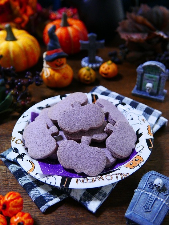 紫芋パウダーdeザクザク！！クッキーの画像