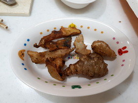 キクイモの素揚げ