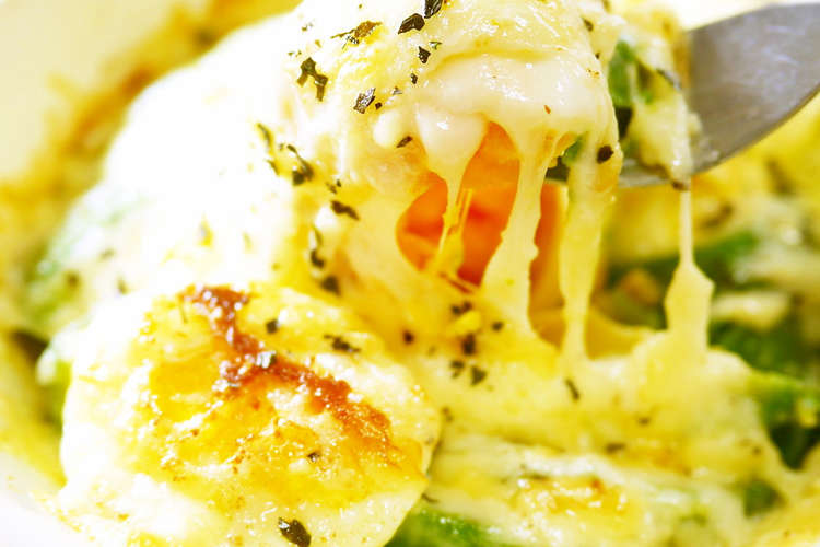 アボカドとゆで卵のバジルマヨチーズ焼き レシピ 作り方 By ほっこり の クックパッド 簡単おいしいみんなのレシピが360万品