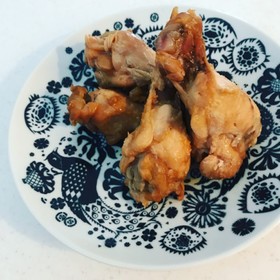 圧力鍋で手羽元の甘酢煮。