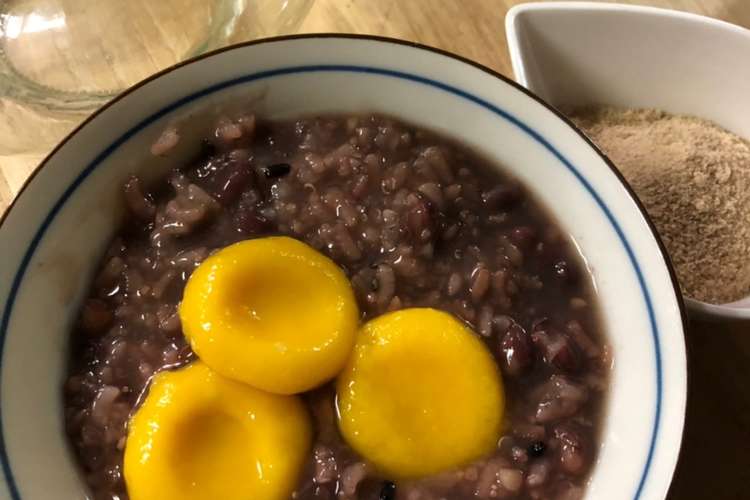 雑穀小豆がゆ レシピ 作り方 By 新子dining クックパッド