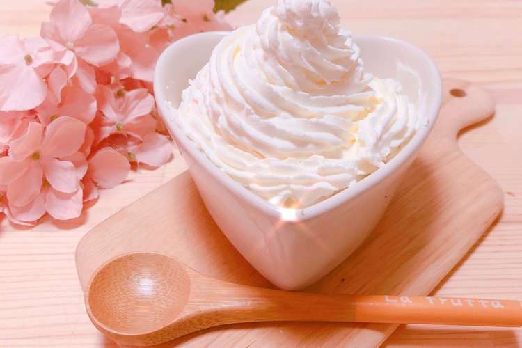 ケーキやさんより美味しいホイップ レシピ 作り方 By ミニィ クックパッド 簡単おいしいみんなのレシピが355万品