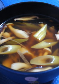 風邪引きさんに☆きのこと生姜のスープ