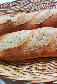 グラハム粉のフランスパン