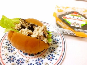 *ふじっ子煮で☆和風ツナサンド*
