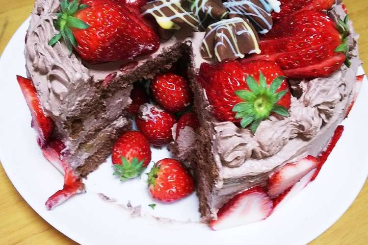 イチゴいっぱいびっくりケーキ レシピ 作り方 By 青いドナルド クックパッド 簡単おいしいみんなのレシピが353万品