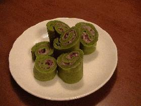 思いたったらすぐできる♪プチ抹茶あずきロール
