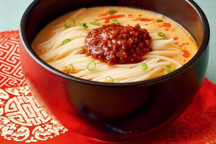 ピリ辛豆乳担々うーめん 白石温麺 レシピ 作り方 By めんたろう クックパッド 簡単おいしいみんなのレシピが372万品