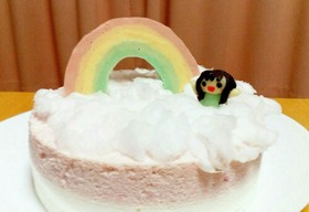 いちごとヨーグルトのムースケーキ 雲の上