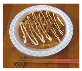 ランチにGOOD!フワフワお好み焼き