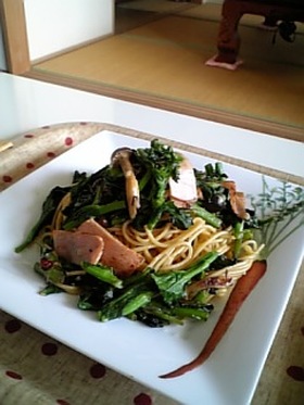菜花のパスタ