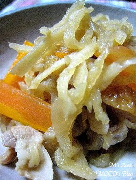 千切り大根の煮物