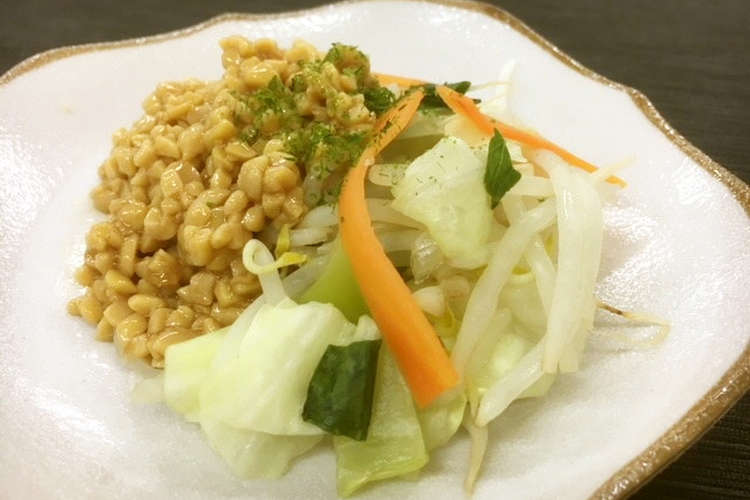 ベジ 5分でok ベジ納豆 レシピ 作り方 By 東京あだち食堂 クックパッド 簡単おいしいみんなのレシピが352万品