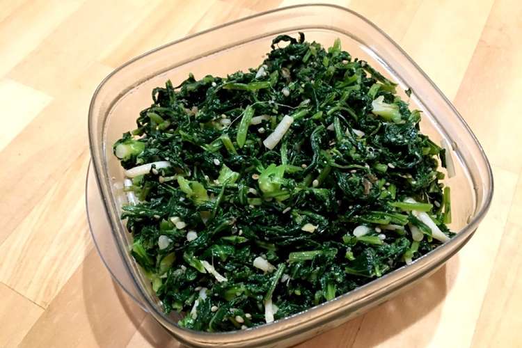 大根の間引き菜の炒め煮 ふりかけ レシピ 作り方 By Meimasa クックパッド 簡単おいしいみんなのレシピが373万品