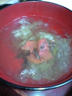 超インスタント梅とろろ吸い物