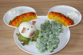 1歳お祝いプレート♪