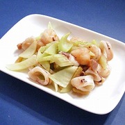 塩だけあっさりセロリ炒めの写真