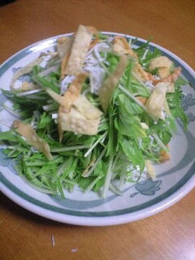 さっぱり♪水菜のサラダ