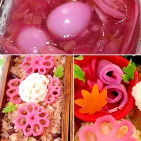 紫キャベツのエスカベッシュ 3段活用
