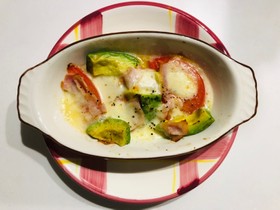 モッツァレラチーズのなんちゃってグラタン