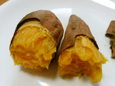 簡単オーブントースターで安納芋の焼きいもの写真