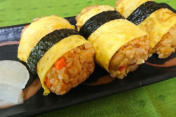 パクパク食べられる チキンライスおにぎり レシピ 作り方 By Monuvalley クックパッド