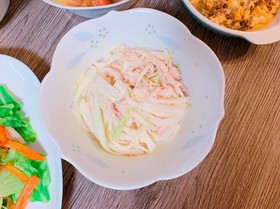 混ぜるだけ!大根とツナ缶のマヨサラダ