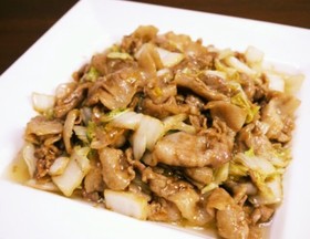 豚バラ白菜のオイスター風味